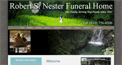 Desktop Screenshot of nesterfuneralhome.com